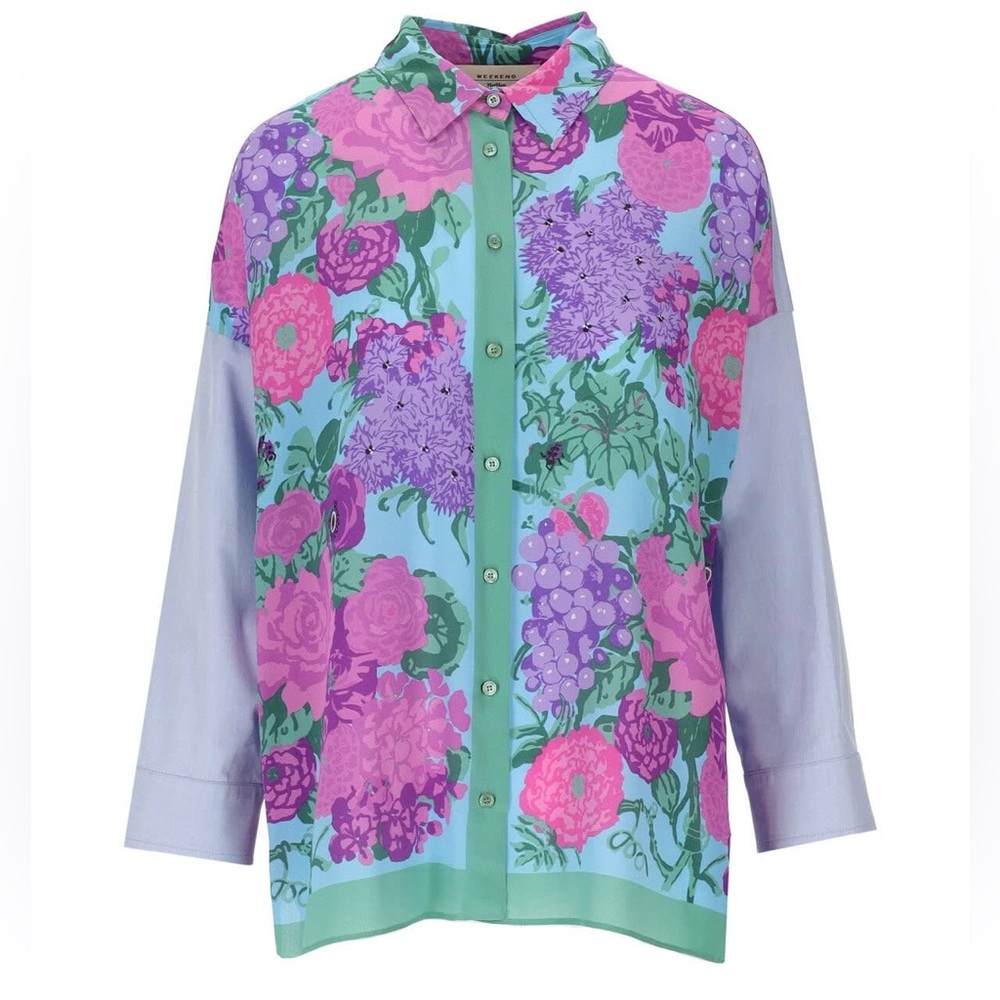 Weekend Max Mara
Max Mara Weekend Orata Light Blue Floral Shirt